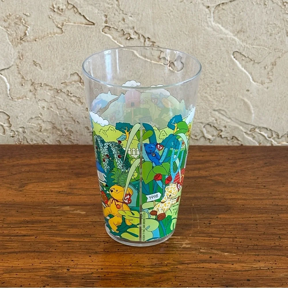 McDonald's 2024 Collectors Edition Plastic Cup Tumbler with 90s Ty Beanie Babies